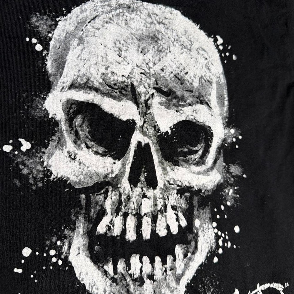 WWE Stone Cold Steve Austin Youth Small 2007 Arrive Raise Hell Leave Skull Tee - Picture 2 of 8